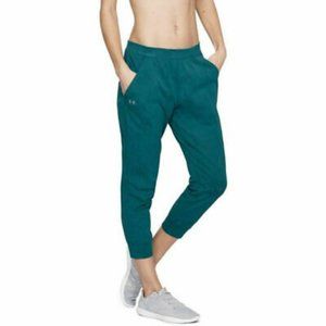 Under Armour Teal Loose Cropped Sweatpants
